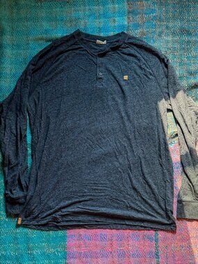 Tentree Hemp Longsleeve Henley - Size XXL
